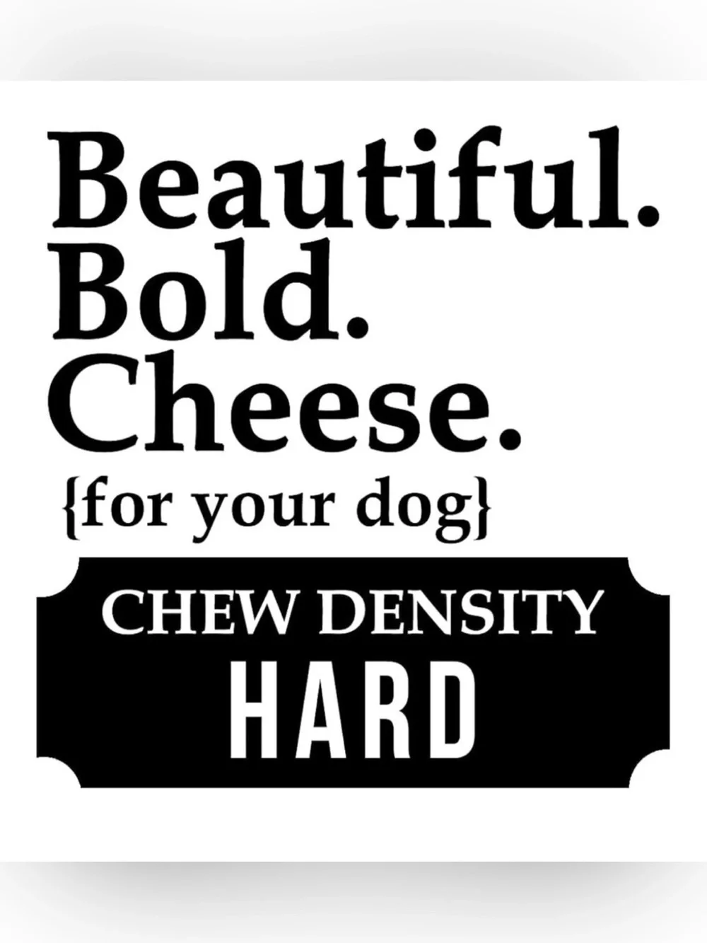 Yellow Yak Brand Yaky Chew Cheese Medium for Dogs- Quantity of 5